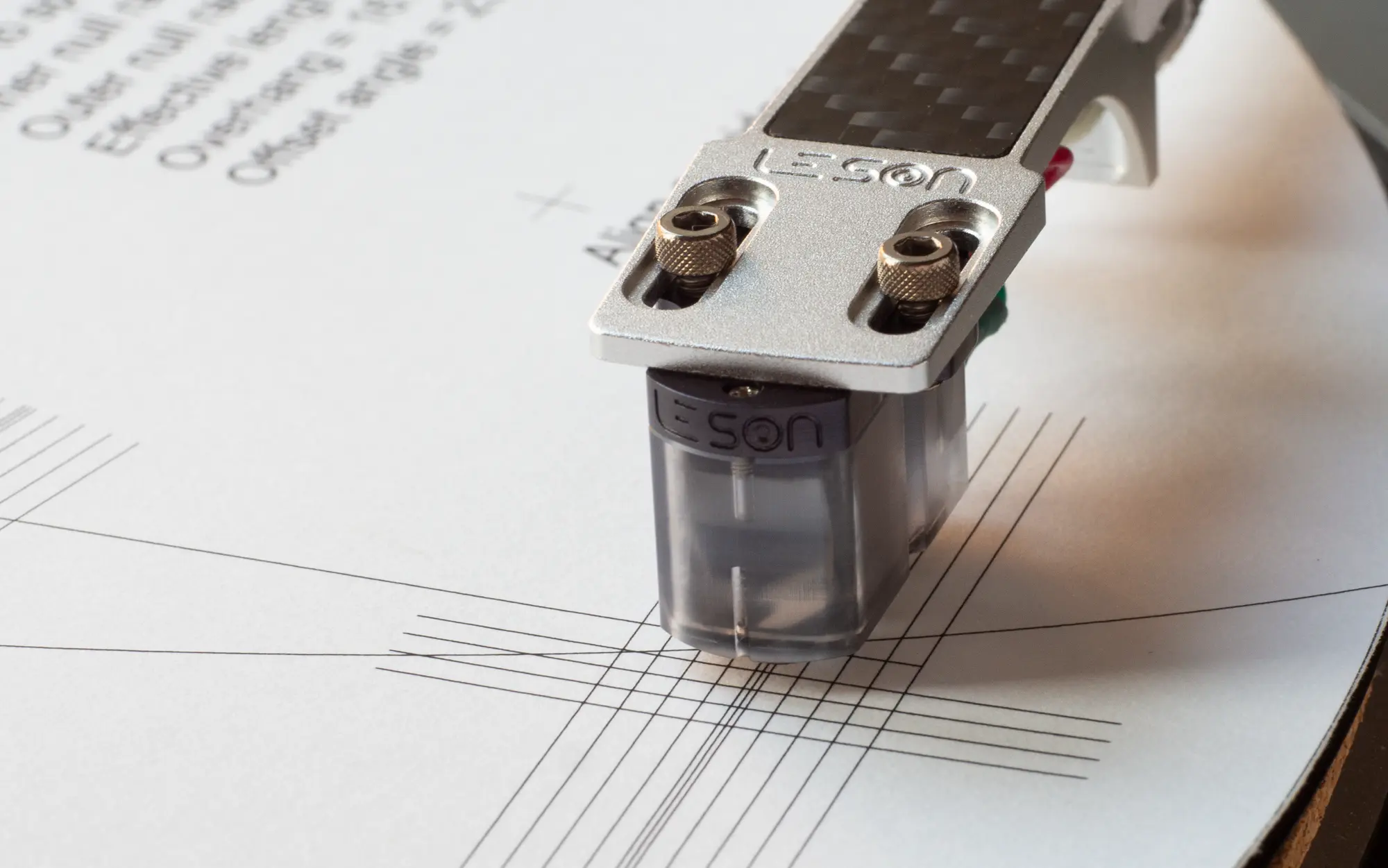 Free Cartridge Alignment Protractor PDF - Le Son SL1 MKII Tilt Alignment